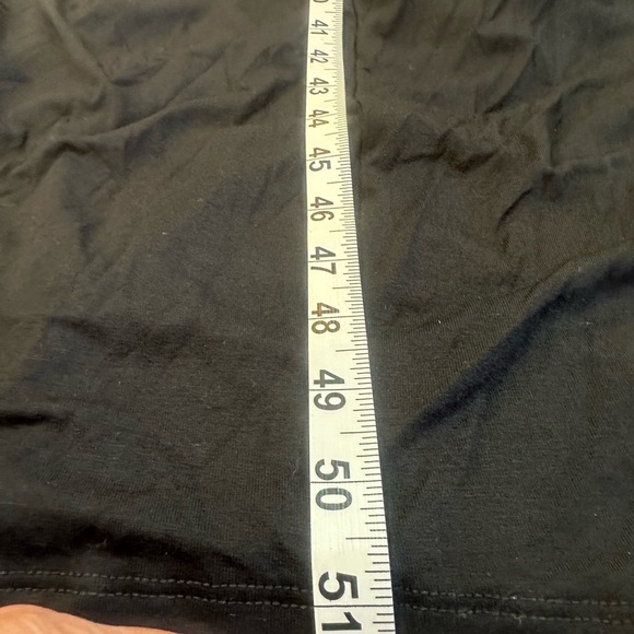 MAXI Black Lined & Tan Mesh Peek a Boo Shoulders & Sides Dress Size L NWOT - Picture 12 of 12